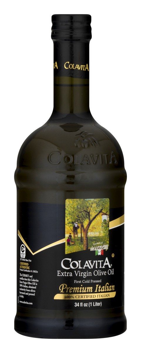 slide 2 of 10, Colavita Premium Italian Extra Virgin Olive Oil, 34 fl oz