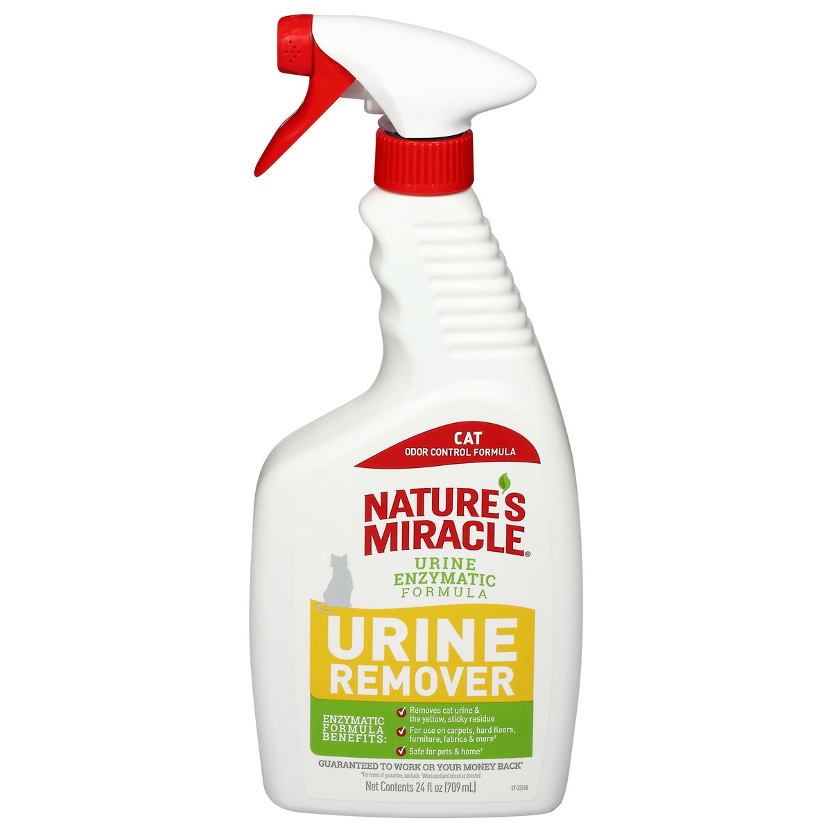 slide 1 of 9, Nature's Miracle Cat Urine Remover 24 fl oz, 1.67 lb