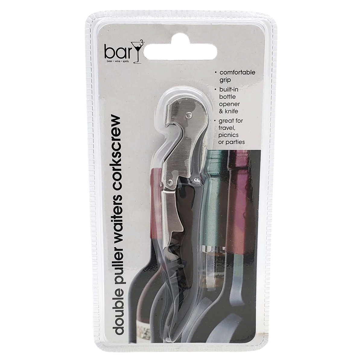 slide 1 of 5, Bary3 Double Puller Waiter's Corkscrew, 1 ct