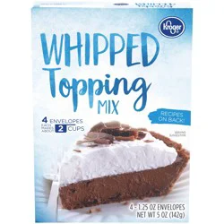 Kroger Whipped Topping Mix - 4 ct; 1.25 oz