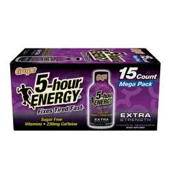5-hour ENERGY 5-Hour Grape Extra Strength 15-pack