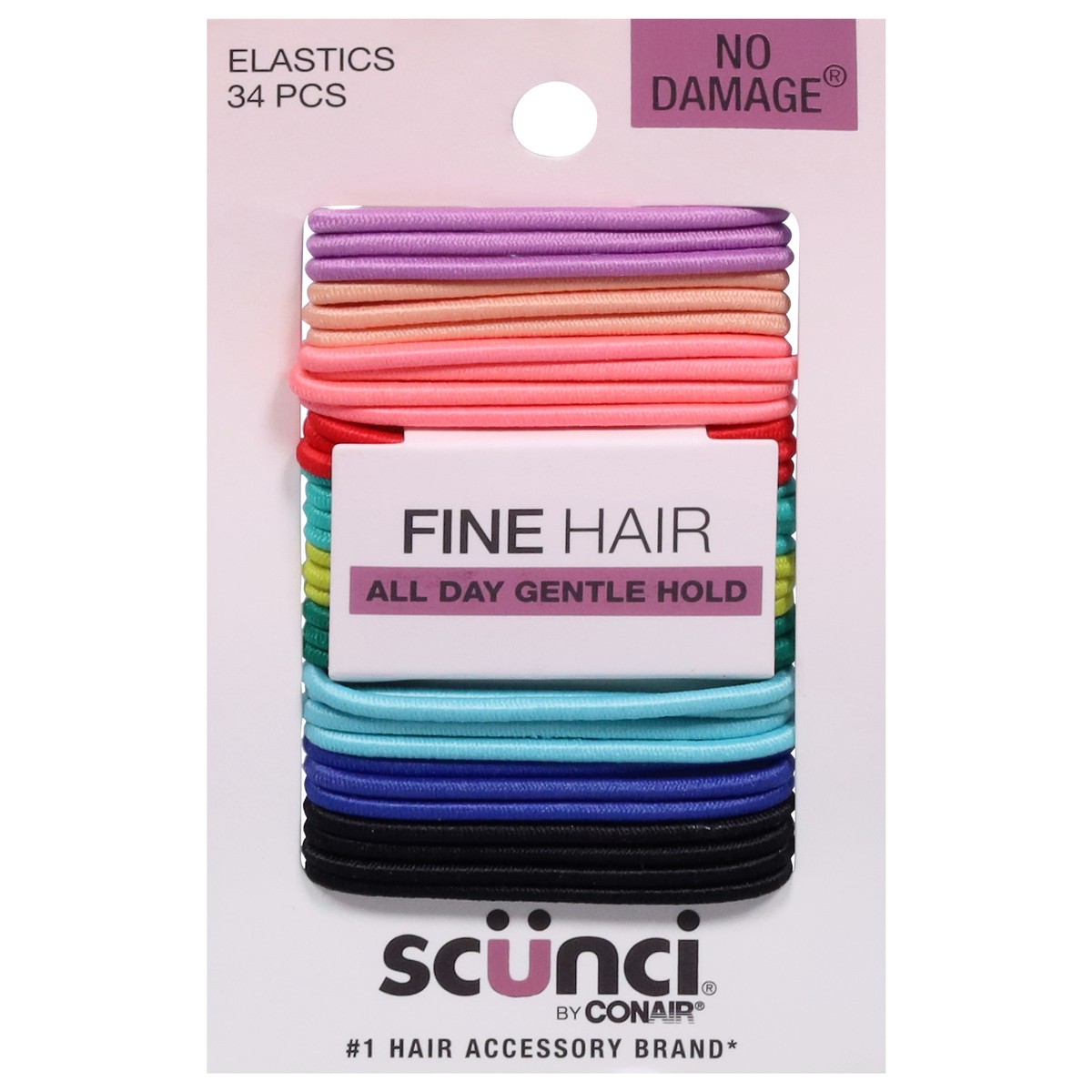 slide 1 of 2, scünci No Damage Elastics 34 Each, 34 ct