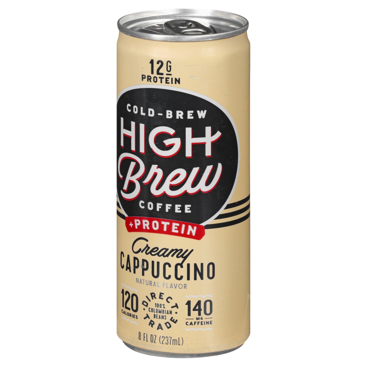 slide 4 of 9, High Brew Coffee Creamy Cappuccino Coffee - 8 oz, 8 oz