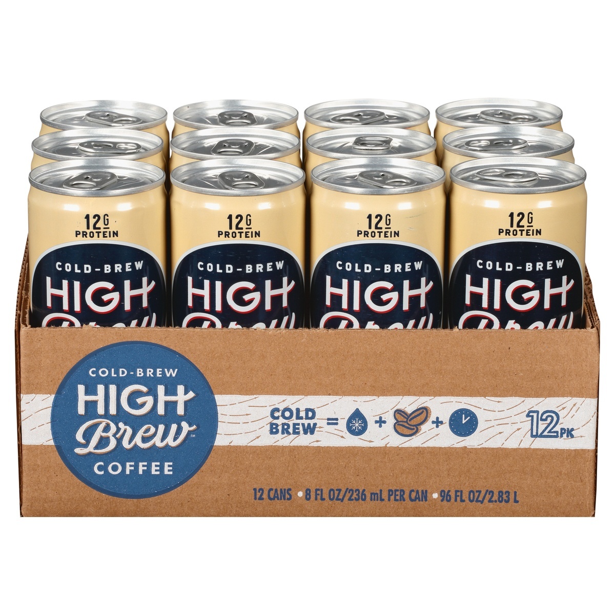 slide 1 of 1, High Brew Creamy Cappuccino Cold-Brew, 8 fl oz