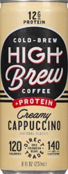 High Brew Coffee Creamy Cappuccino Coffee - 8 oz
