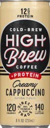High Brew Coffee Creamy Cappuccino Coffee - 8 oz