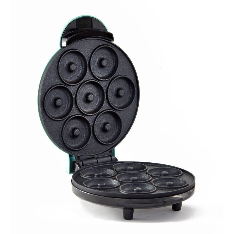 slide 3 of 10, Dash Express Mini Donut Maker - Aqua, 1 ct