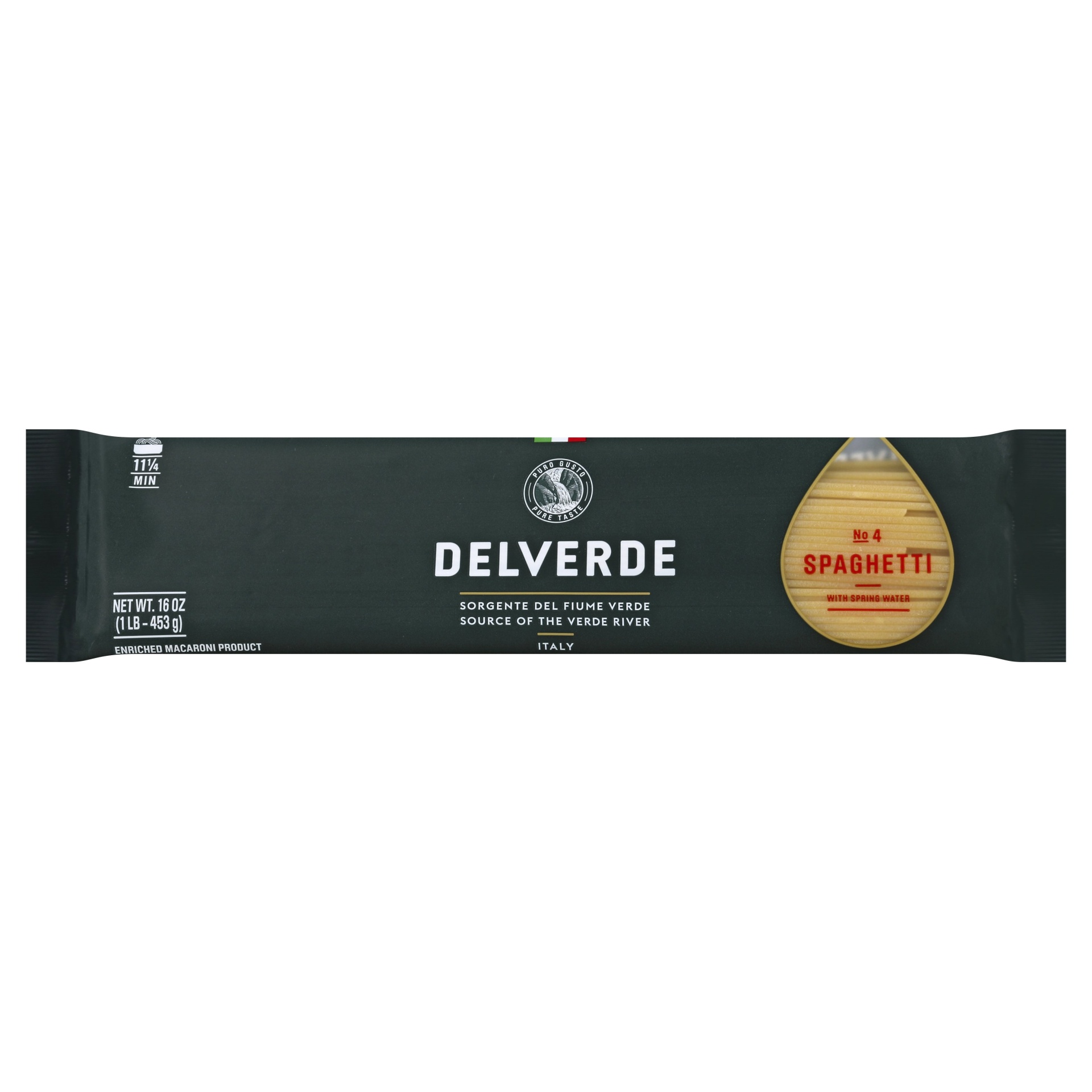 slide 1 of 5, Delverde Flat Spaghetti, 16 oz