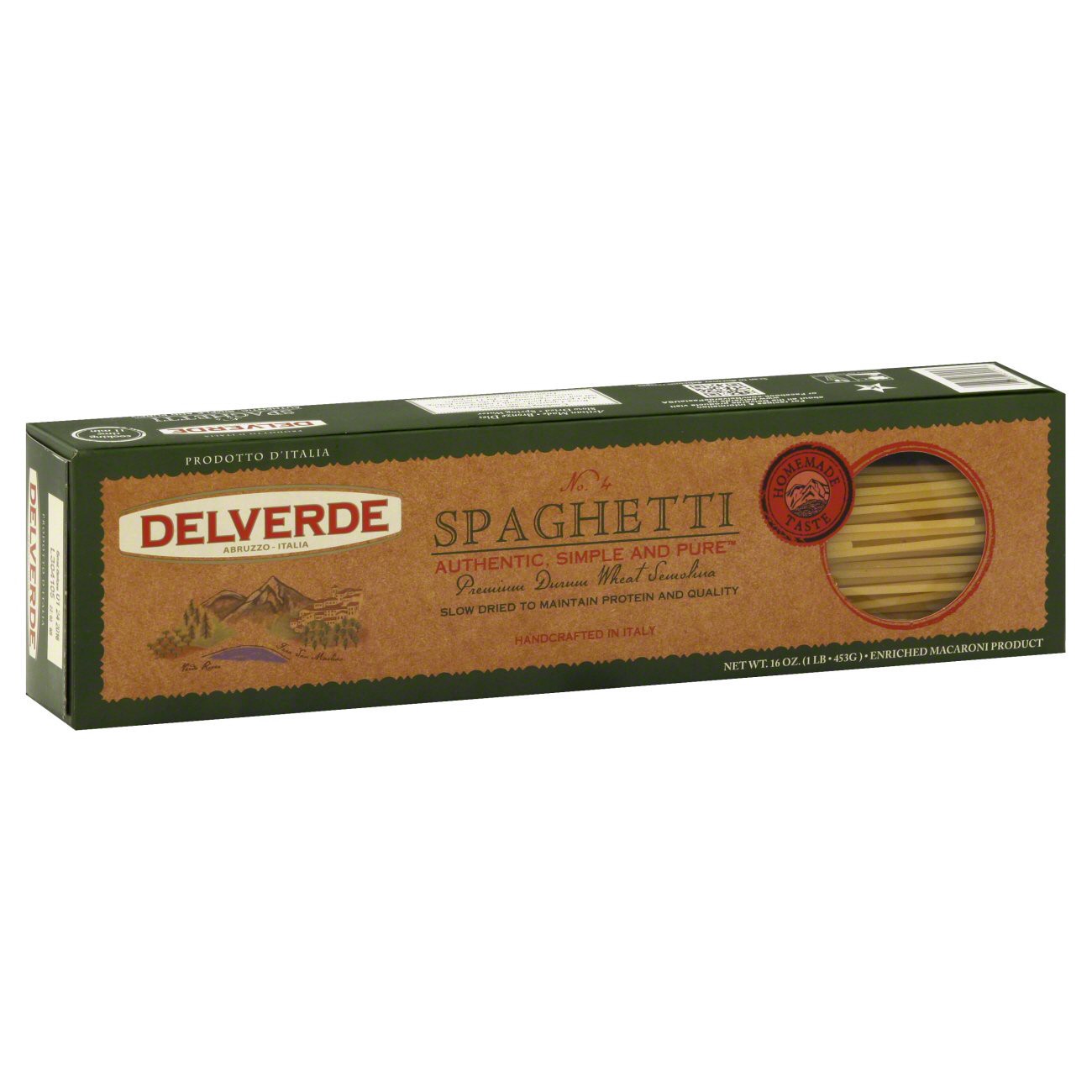 slide 1 of 5, Delverde Flat Spaghetti, 16 oz