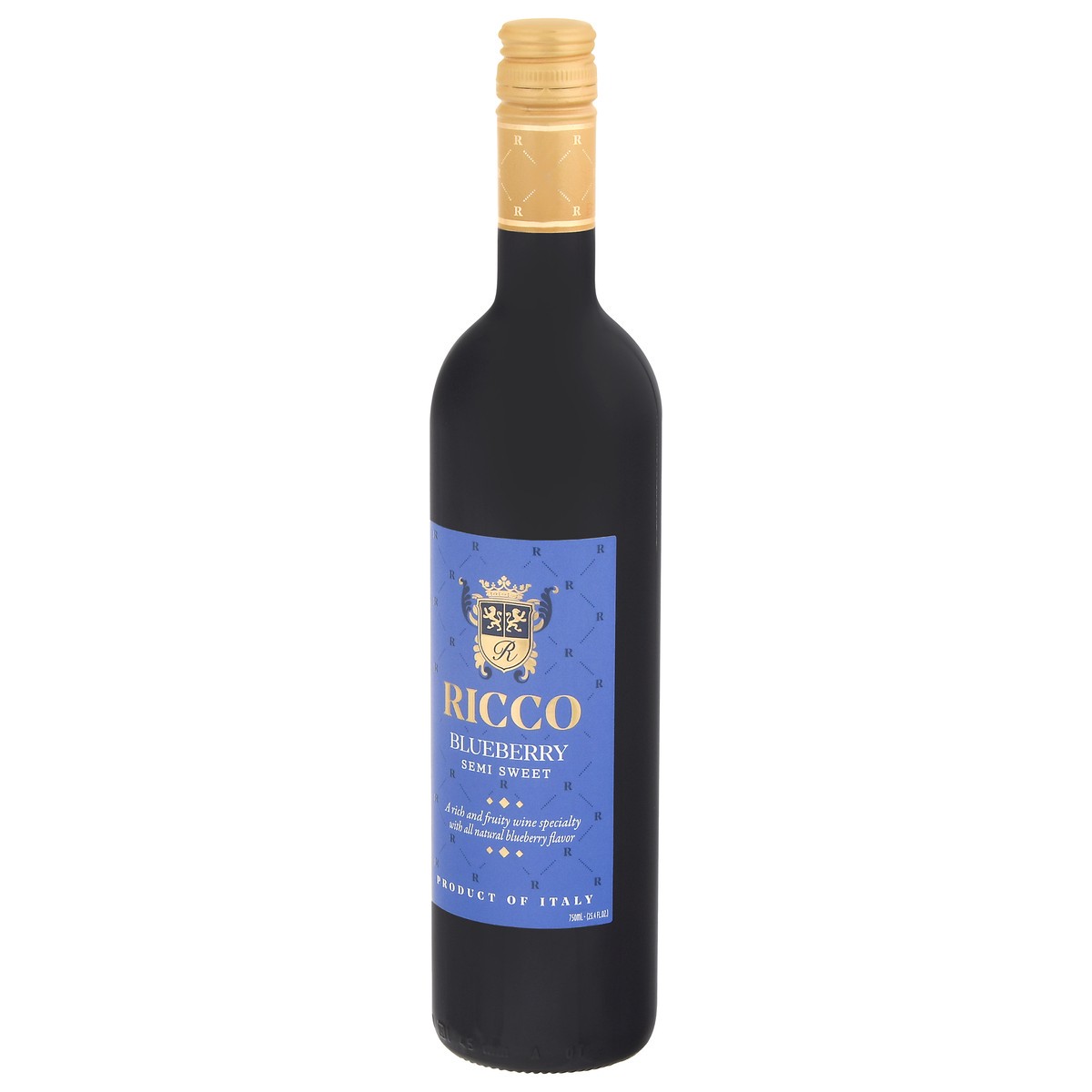 slide 9 of 13, Ricco Semi Sweet Blueberry Wine 25.4 fl oz, 750 ml