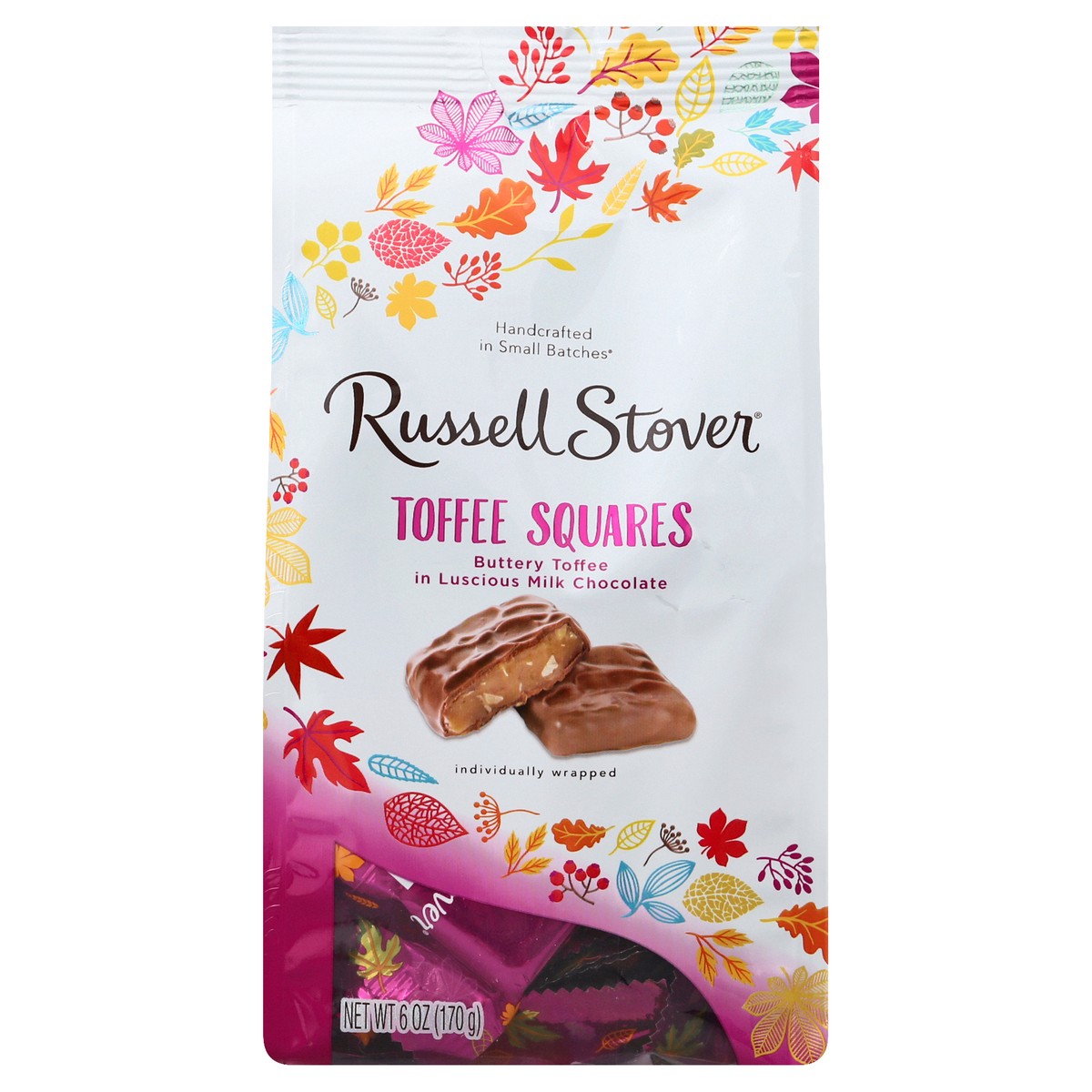 slide 1 of 10, Russell Stover Toffee Squares 6 Oz, 5.4 oz