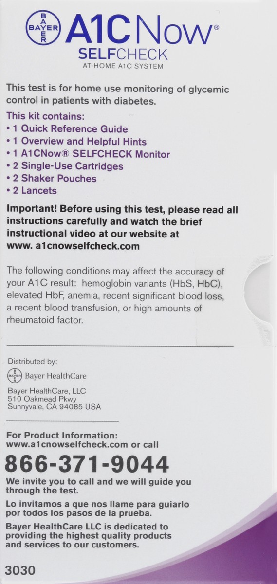 slide 7 of 7, Bayer At-Home A1C System 1 ea, 1 ct