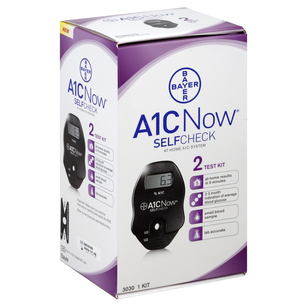 slide 4 of 7, Bayer At-Home A1C System 1 ea, 1 ct