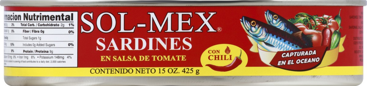 slide 2 of 7, Sol-Mex Sardines 15 oz, 15 oz