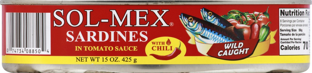 slide 7 of 7, Sol-Mex Sardines 15 oz, 15 oz