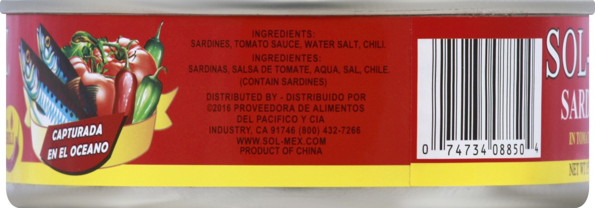 slide 4 of 7, Sol-Mex Sardines 15 oz, 15 oz