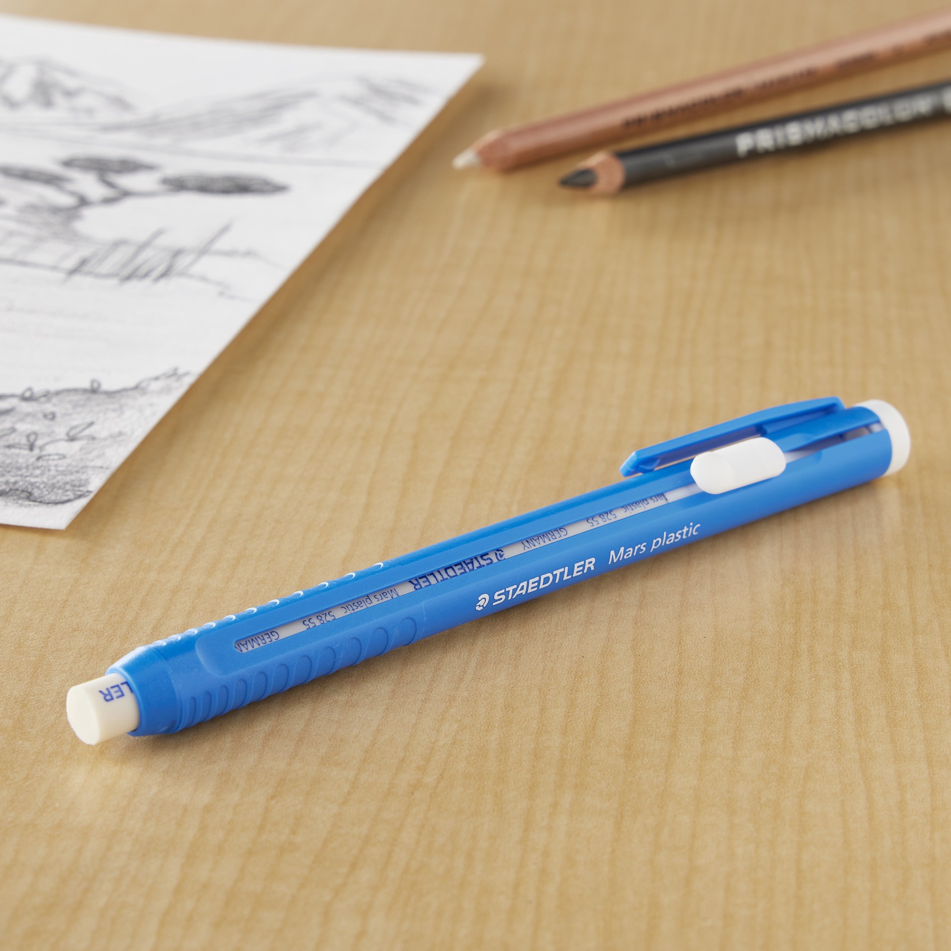slide 2 of 2, Staedtler Mars Retractable Plastic Eraser, 1 ct
