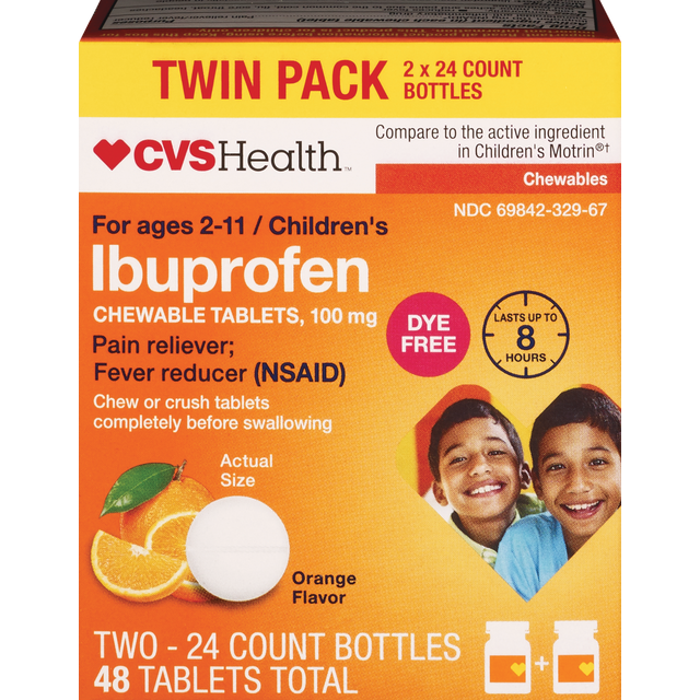 slide 1 of 1, CVS Health Ibu Jr Chw Org Df 48Ct, 1 ct