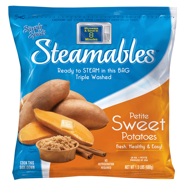 slide 1 of 1, Side Delights Steamable Petite Sweet Potatoes, 1.5 lb