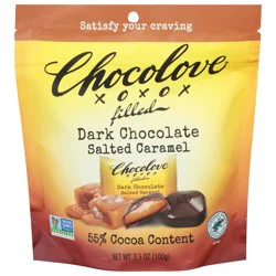 Chocolove 55% Cocoa Salted Caramel Dark Chocolate 3.5 oz