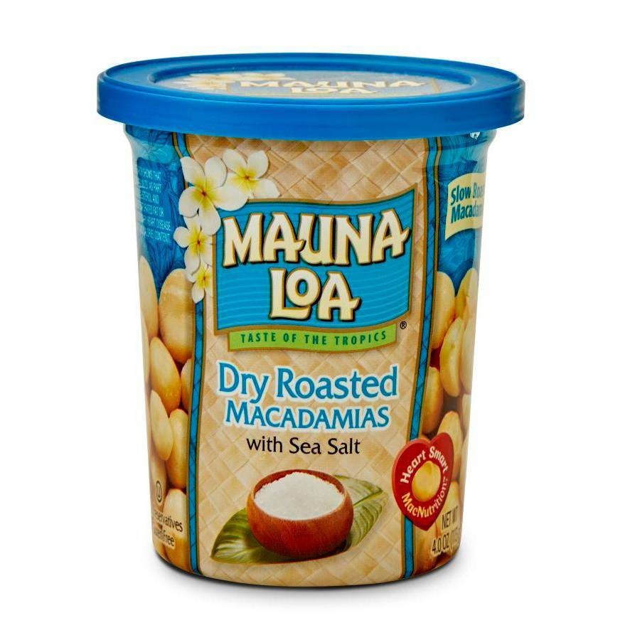 Mauna Loa Dry Roasted Macadamias with Sea Salt 4.5 oz Shipt