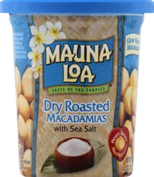Mauna Loa Sea Salt Macadamia Nuts - 4oz Cup