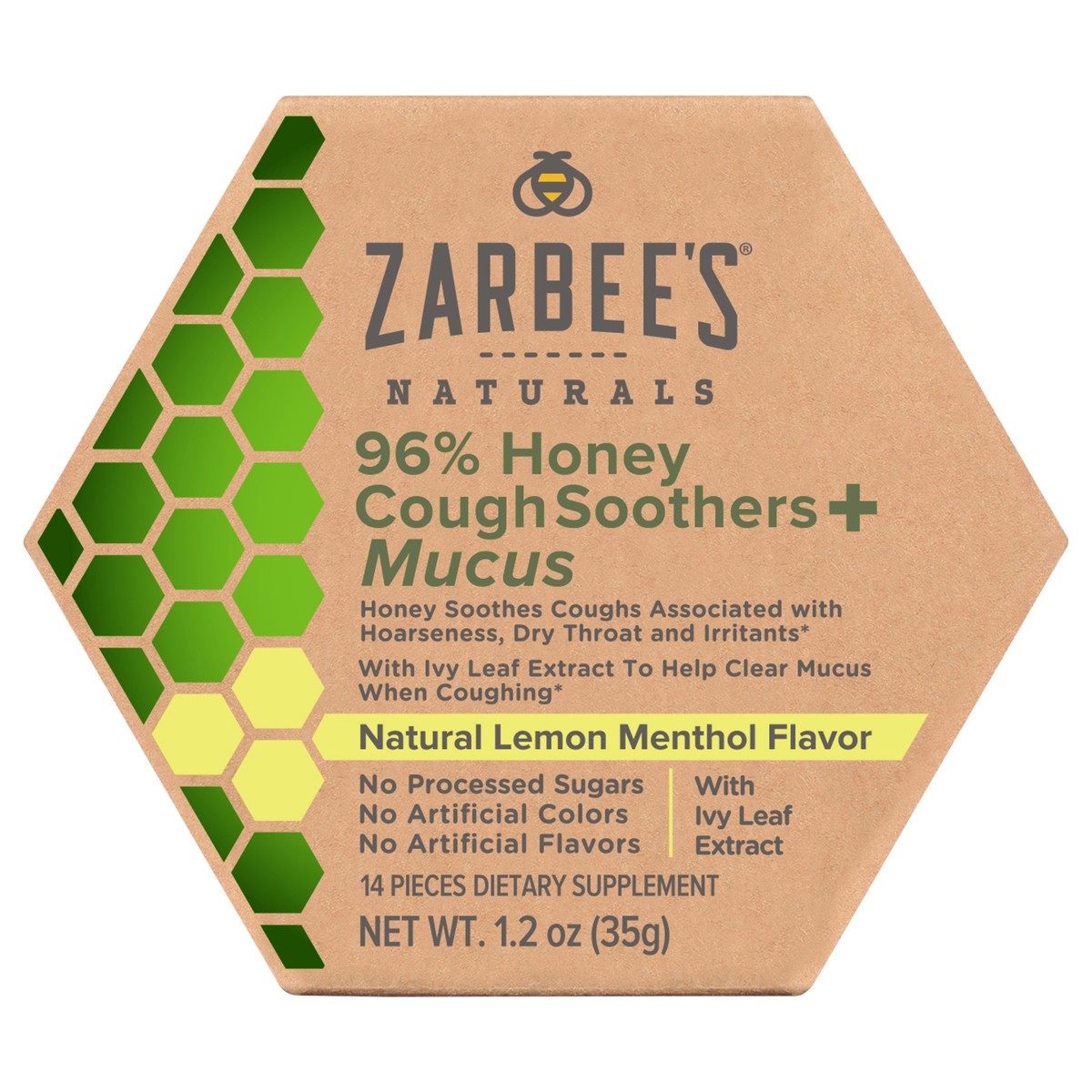 slide 9 of 9, Zarbee's Naturals Cough Soothers, 14 ct