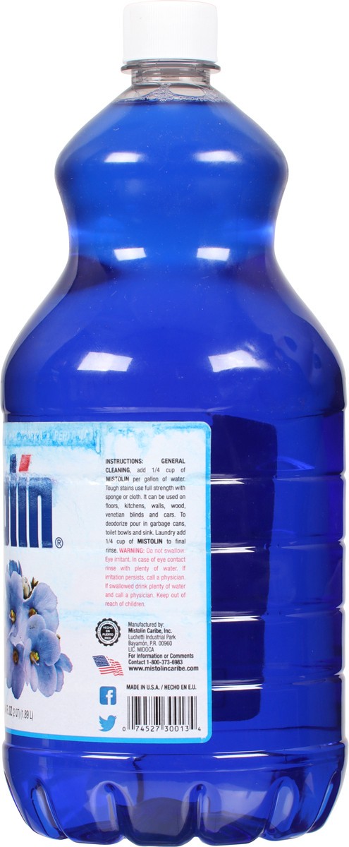 slide 8 of 12, Mistolin Multipurpose Cleaner&Deodorizer Lavender, 64 fl oz