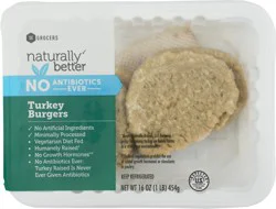 Naturally Better Ground Tky Burger