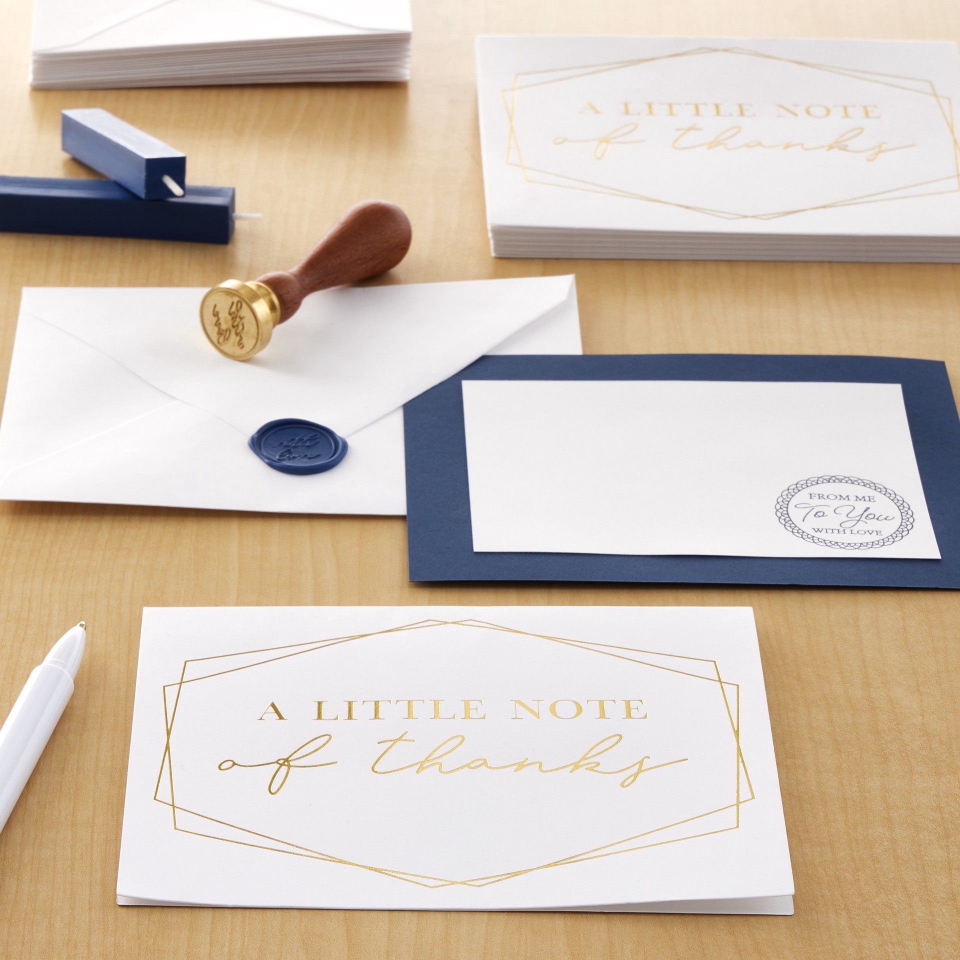 slide 5 of 7, Thanks Cards & Envelopes By Recollections, 4.25" X 5.5", 4.25 in x 5.5 in