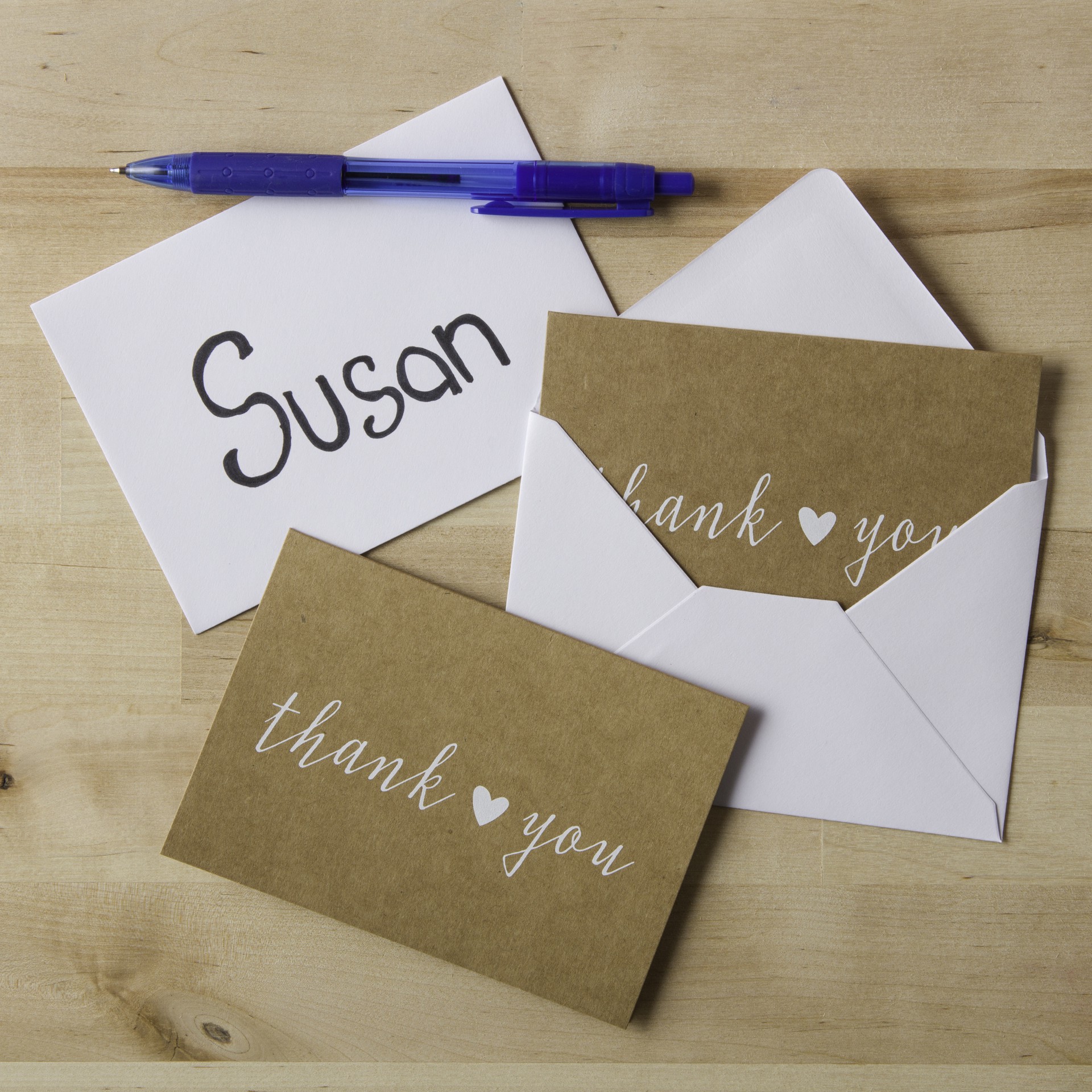 slide 4 of 7, Thanks Cards & Envelopes By Recollections, 4.25" X 5.5", 4.25 in x 5.5 in