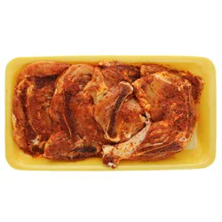Hill Country Fare Seasoned Split Chicken Leg Quarters - BBQ Flavored