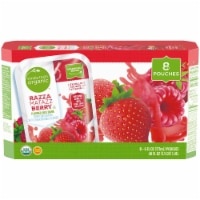 slide 1 of 1, Simple Truth Organic Razza Matazz Berry Flavored Juice Pouches, 8 ct; 6 fl oz