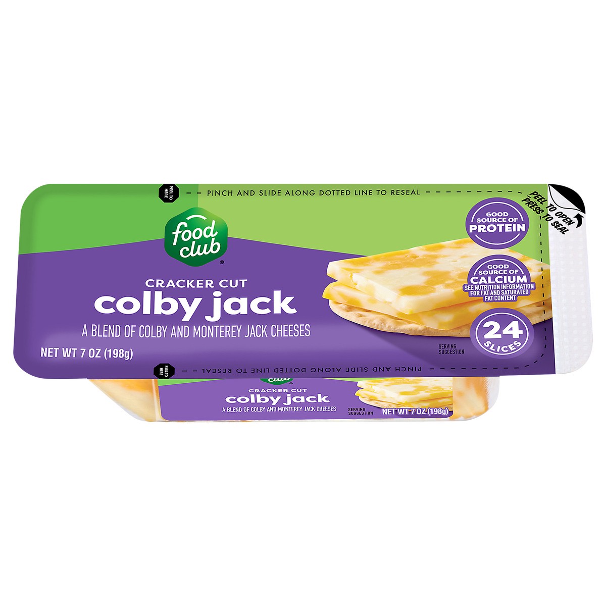 slide 3 of 4, Fclub Crkr Cut Colby Jk, 7 oz