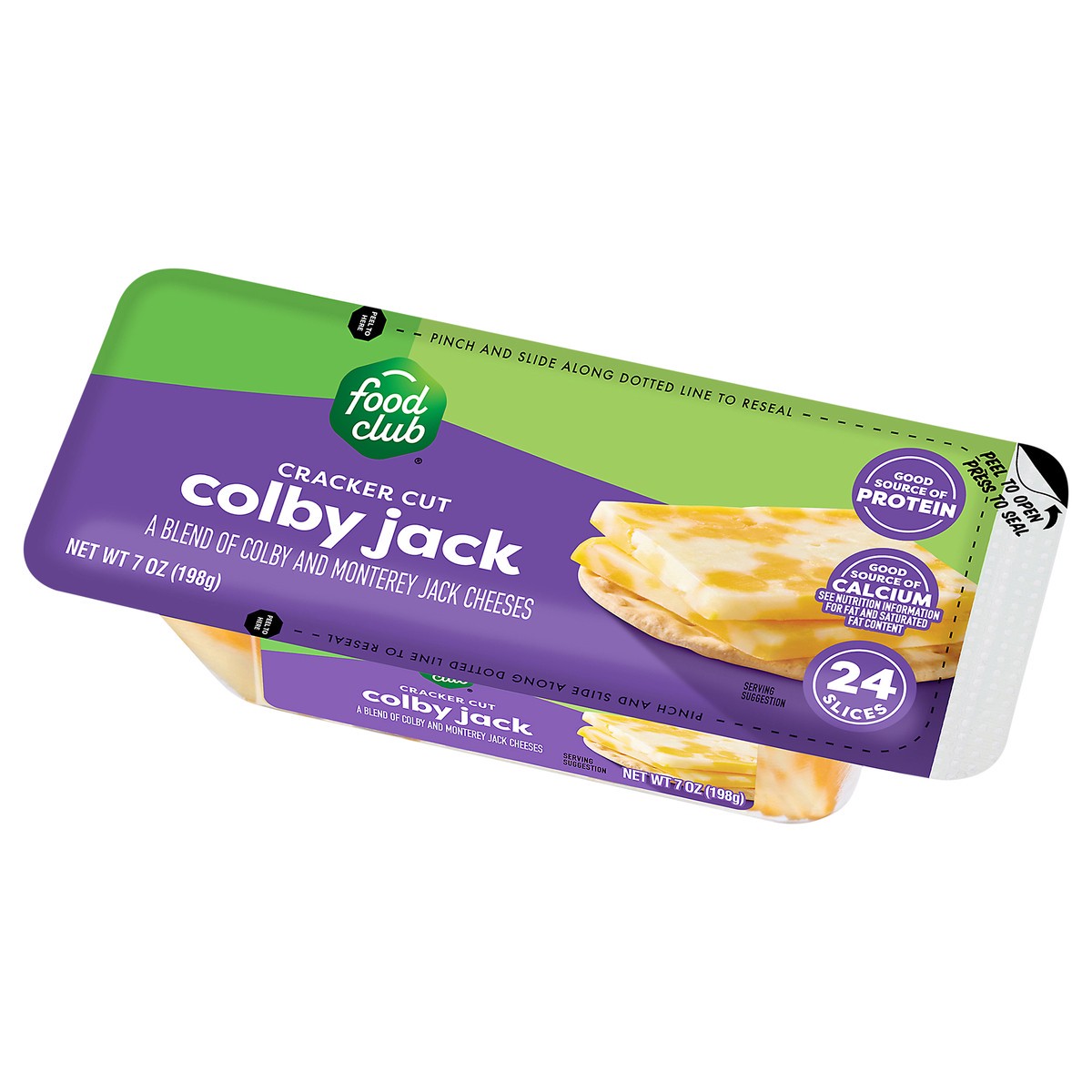 slide 2 of 4, Fclub Crkr Cut Colby Jk, 7 oz