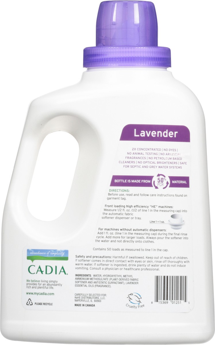 slide 5 of 9, Cadia Lavender Fabric Softener 50 fl oz, 50 fl oz