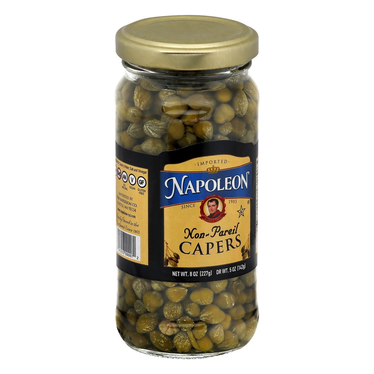 slide 3 of 9, Napoleon Non-Pareil Capers, 8 oz