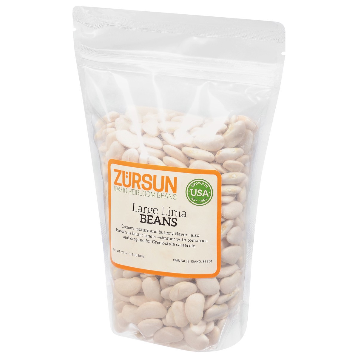 slide 3 of 13, Zursun Large Lima Beans - 24 oz, 24 oz