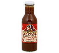 slide 1 of 1, Santa Cruz Organic Hot Picante Sauce, 12 oz