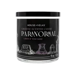 House of Velas Halloween Jar Candle Paranormal