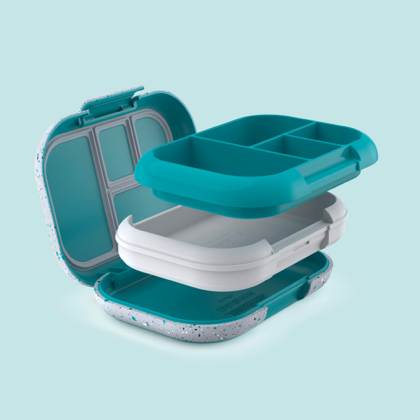 slide 19 of 29, Bentgo Kids Chill Lunch Box - Confetti Designed Leak-Proof Bento Box & Removable Ice Pack - Confetti Edition - Truly Teal, 1 ct
