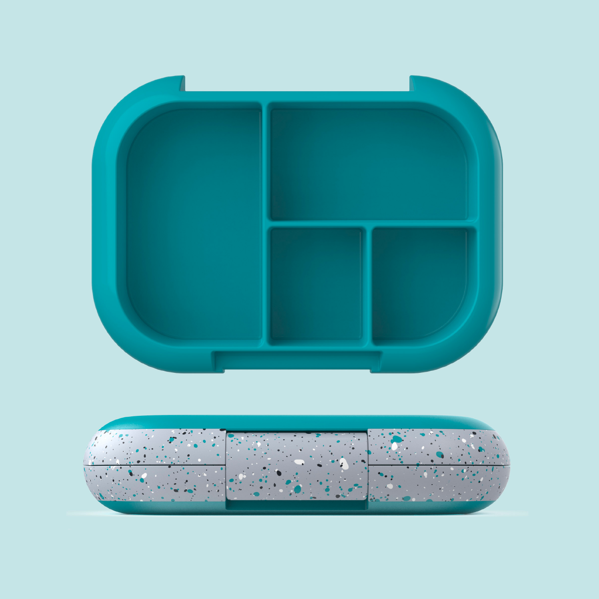 slide 18 of 29, Bentgo Kids Chill Lunch Box - Confetti Designed Leak-Proof Bento Box & Removable Ice Pack - Confetti Edition - Truly Teal, 1 ct