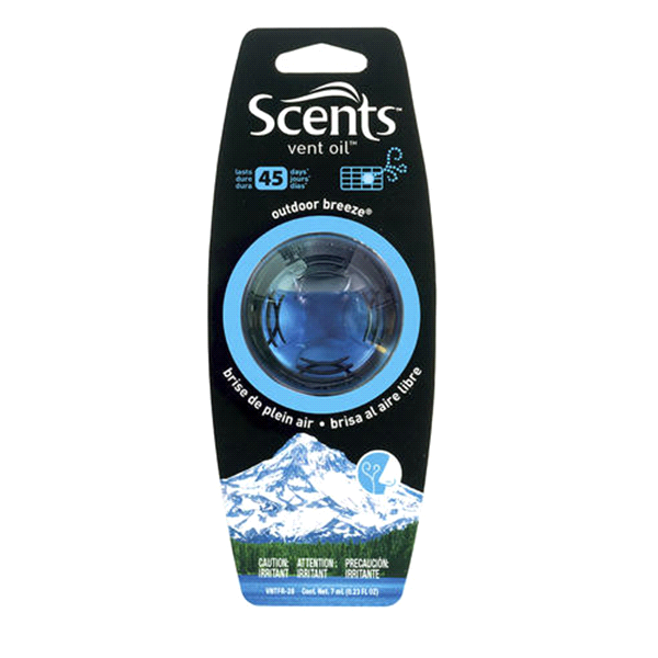 slide 1 of 1, Auto Expressions Vent Fresh Scented Oil Outdoor Breeze Air Freshener, 1 ct