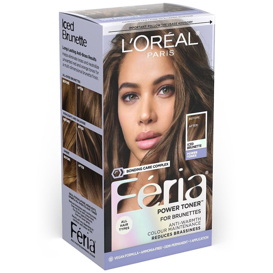 slide 1 of 5, L'Oréal Long Lasting Anti Brass Toner, Vegan Formula, No Ammonia, 1 ct