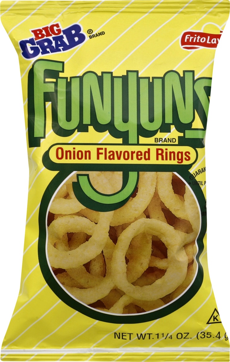 slide 4 of 5, Frito-Lay Funyuns Original Onion Flavored Rings, 1.25 oz