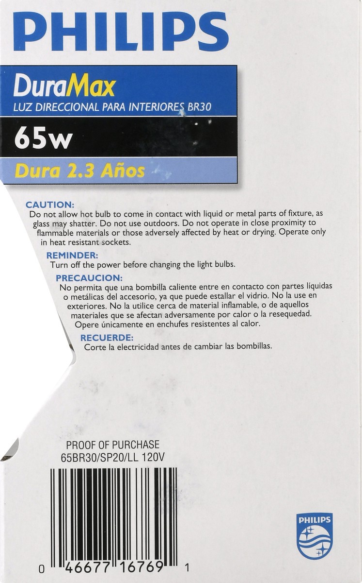 slide 9 of 11, Philips Light Bulb - Duramax Long Life Indoor, 1 ct