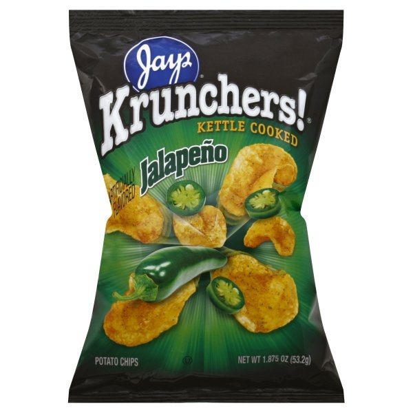 slide 1 of 1, Kruncher's Jalapeno Potato Chip, 1.87 oz