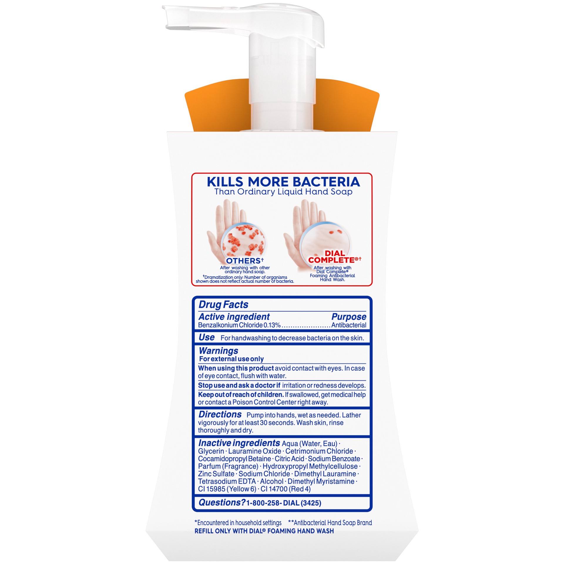 slide 1 of 6, Dial Complete Antibacterial Foaming Hand Wash, Silk & Seaberry, 7.5 fl oz, 7.50 fl oz