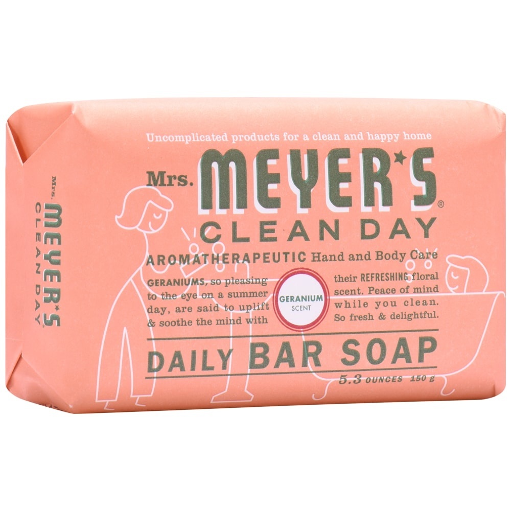 slide 1 of 4, Mrs. Meyer's Bar Soap 5.3 oz, 5.3 oz