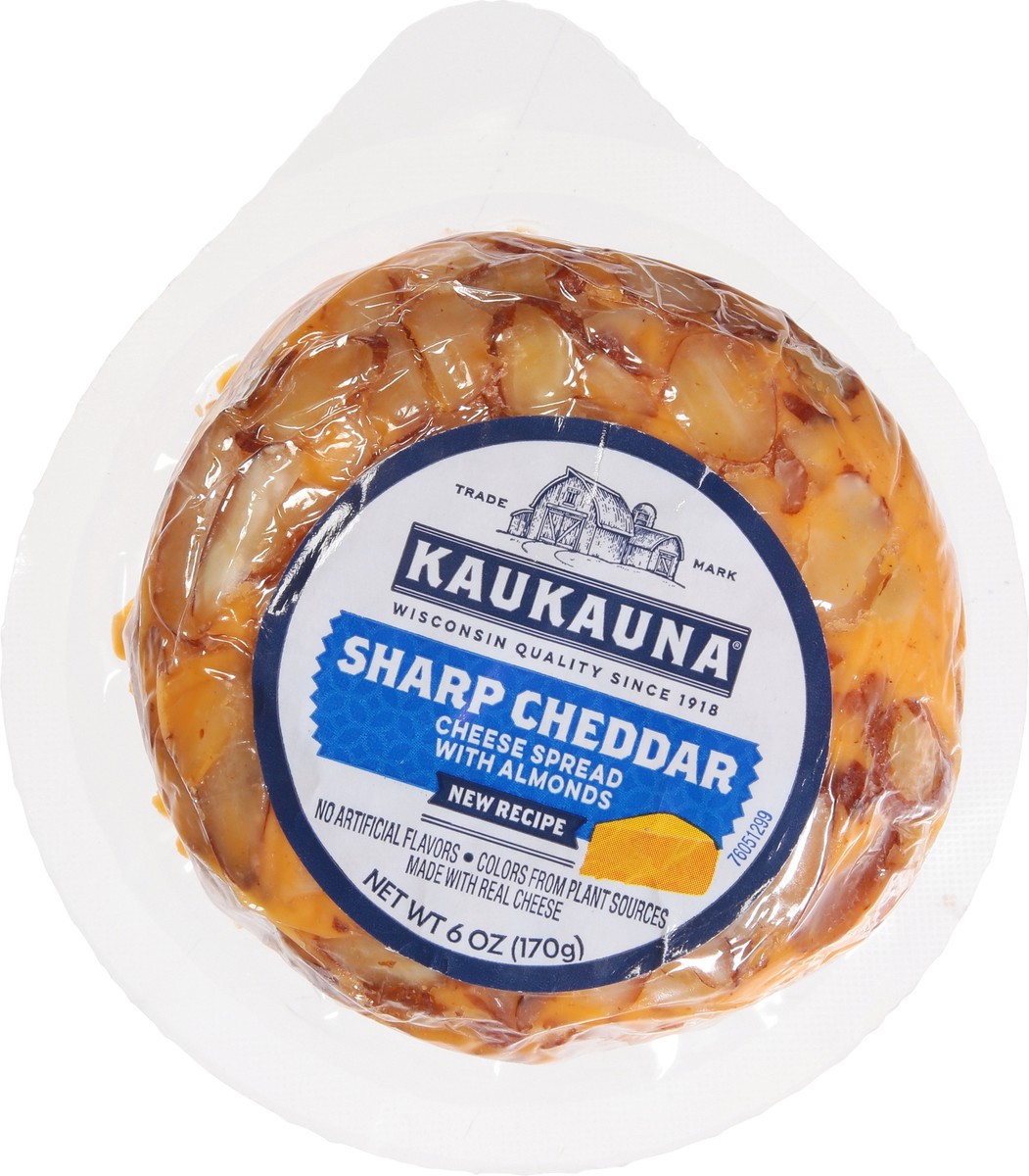 slide 5 of 9, Kaukauna Cheese Spread, With Almonds, Sharp Cheddar - 6 oz, 6 oz